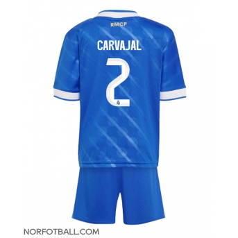 Billige Fotballdrakt Real Madrid Daniel Carvajal #2 Replika Tredjedraktsett Barn 2025-26 Kortermet (med bukser)